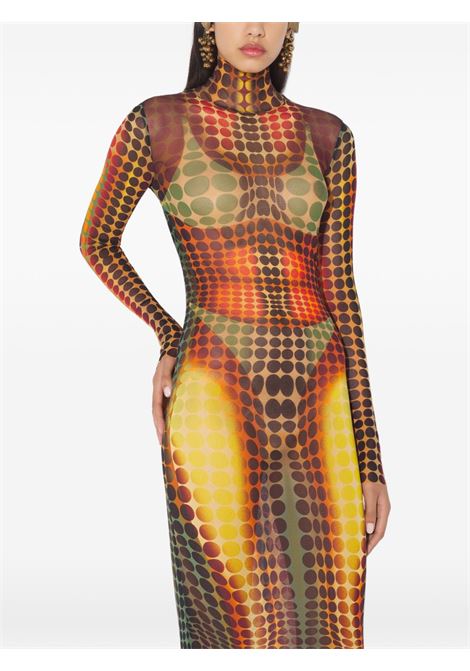 lomg dress woman multicolor JEAN PAUL GAULTIER | 26/01-W-DR131-M018P155060